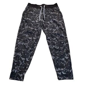 Athleta Trekkie North Jogger Floral Print Pants Black Grey Size 6